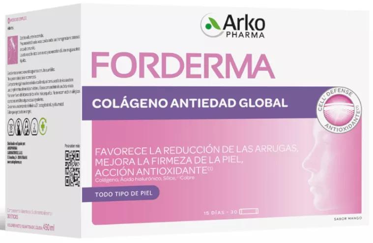 Arkopharma Forderma Global Anti-Âge Collagène 30 Sticks Buvables