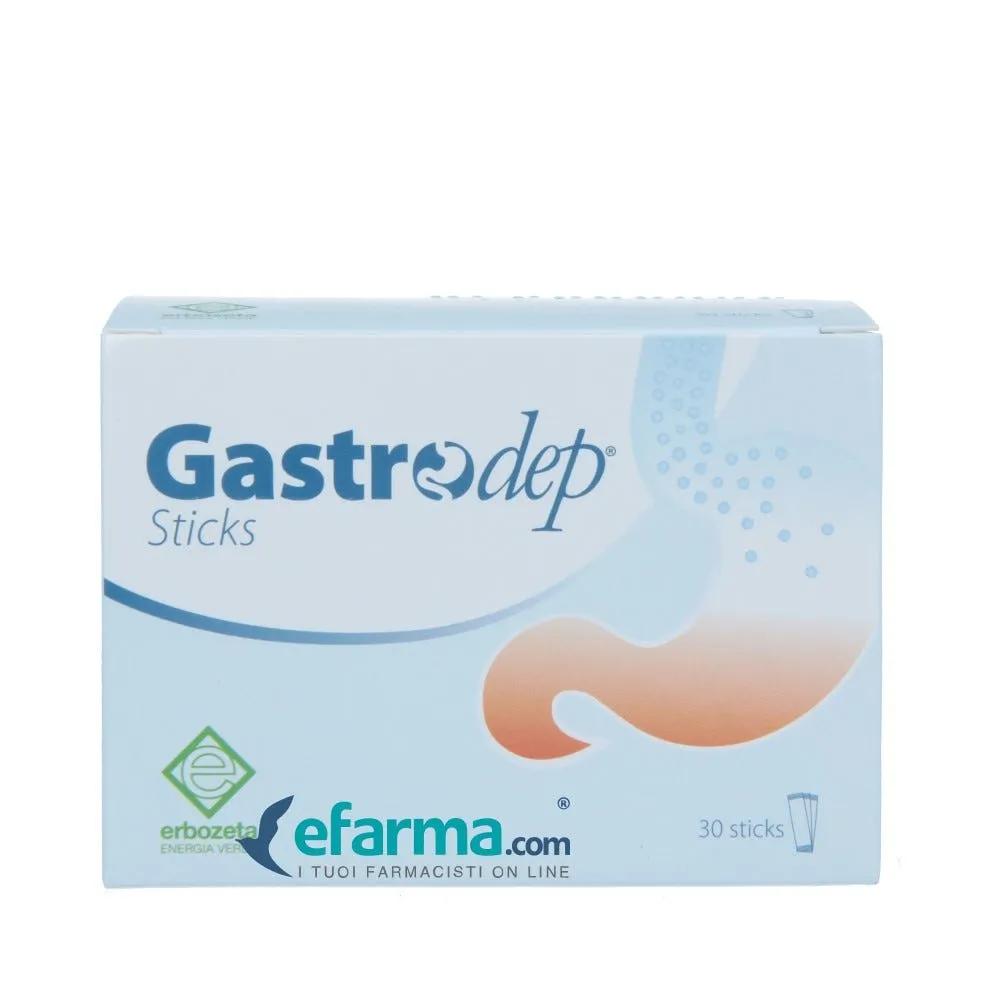 Erbozeta Gastroped Integratore Estratti Vegetali 30 Stick Orosolubili