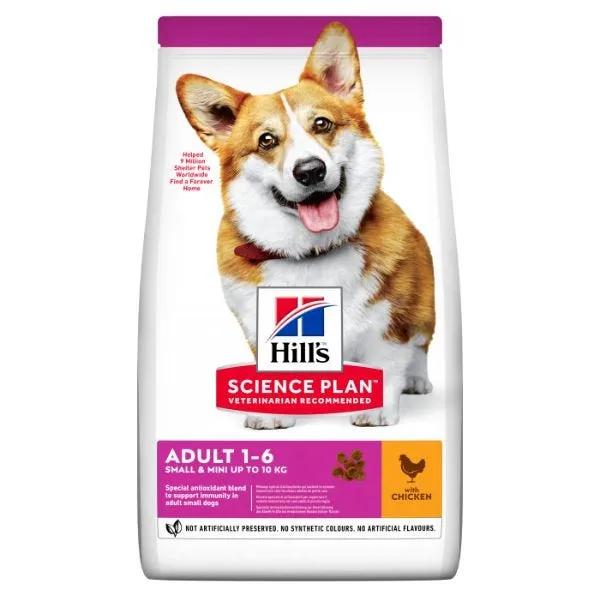 Hill's Science Plan Adult Small E Mini Fino A 10 Kg Per Cani Crocchette Pollo 300 G