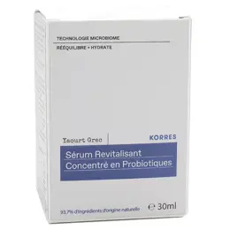 Korres Yaourt Grec Sérum Revitalisant Concentré en Probiotiques 30ml