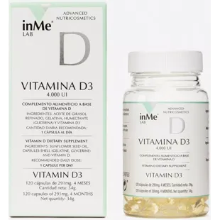 inMe LAB Vitamin D3 120 Capsules