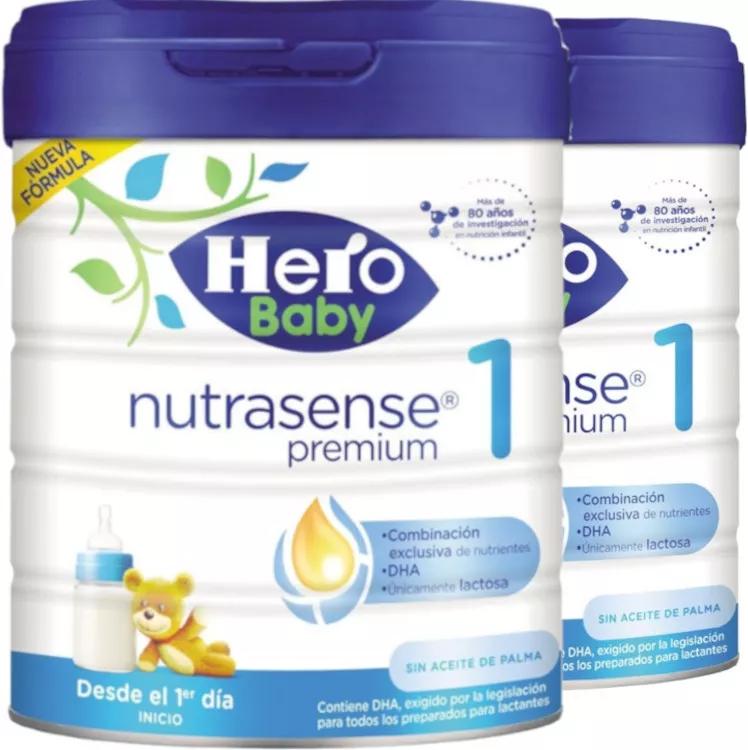 Hero Baby Nutrasense Premium Leche 1 Inicio 2 x 800 gr