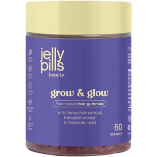 Jelly Pills Grow &amp; Glow 60 Gummies