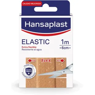 Hansaplast Elastic Anti Bacteriano 1m x 6 cm