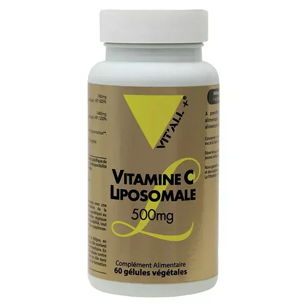 Vitall+ Vitamine C Liposomale 500mg 60 gélules végétales Pas cher — free download