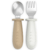 Suavinex Spoon + Learning Fork Stainless Steel Beige +6m 2 units