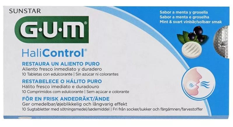 Gum HaliControl Aliento Puro Tableta 10 Comprimidos