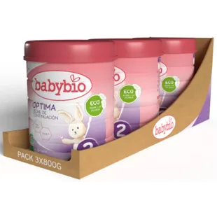 Babybio Optima 2 Continuação Leite de Vaca 3x800 gr