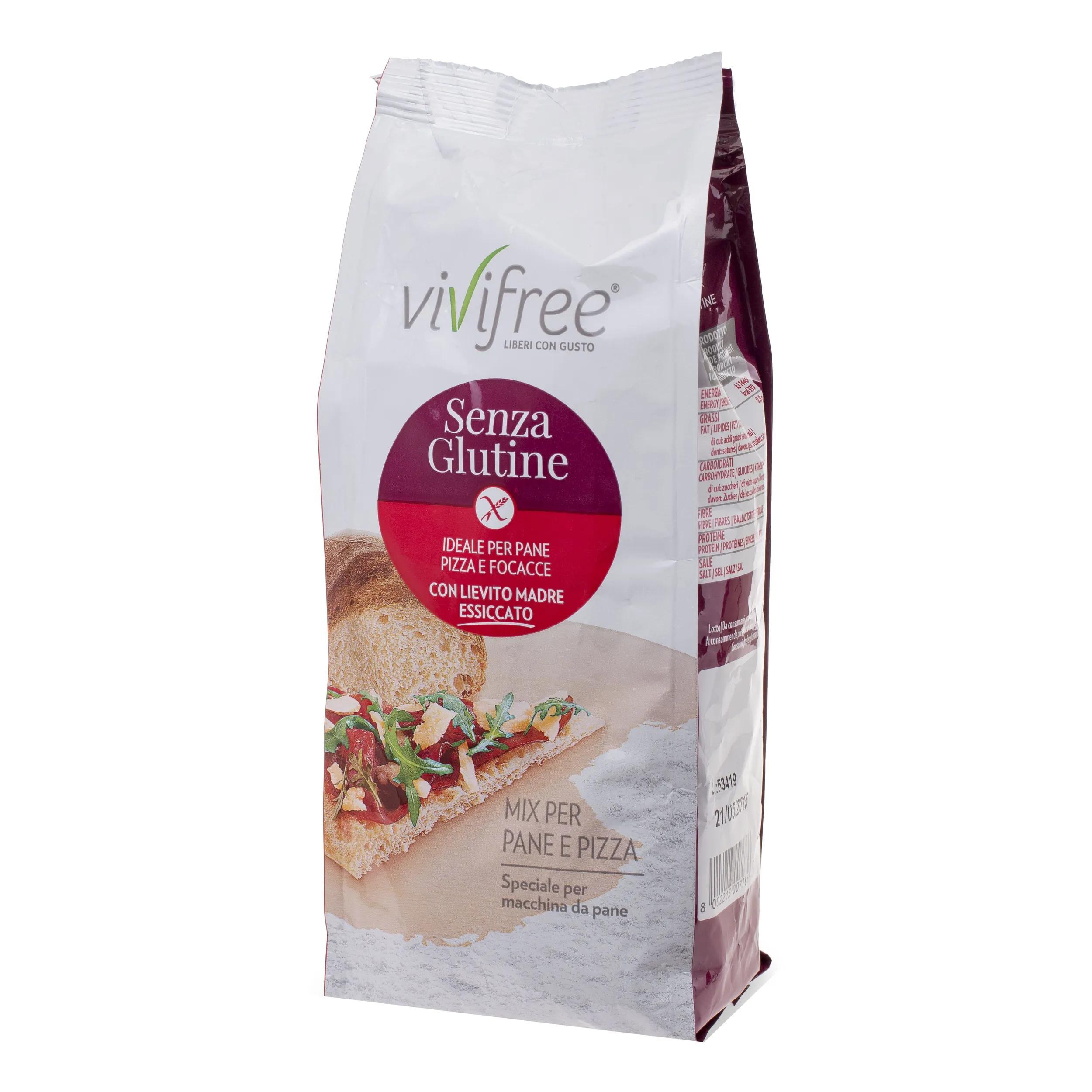 Vivifree Mix Per Pane E Pizza Senza Glutine 500 g