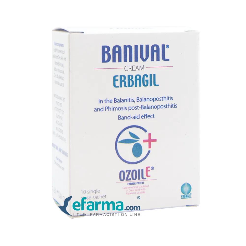 Banival Effetto Cerotto Crema Emolliente Vaginale 10 Bustine 3 g