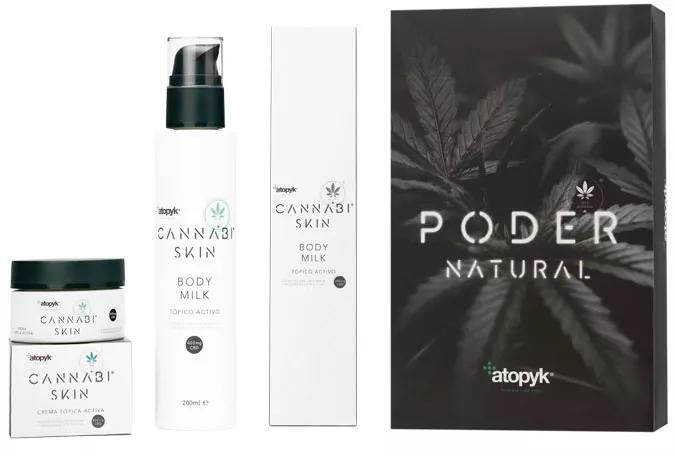 Atopyk Natural Care CBD CannabiSkin Pack Dúo Body Milk 200 ml + Crema Tópica Activa 50 ml