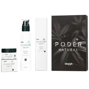 Atopyk Natural Care CBD CannabiSkin Pack Dúo Body Milk 200 ml + Crema Tópica Activa 50 ml