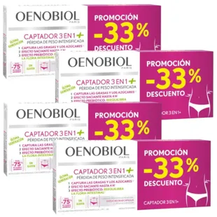 Oenobiol 3 in 1 Plus Fat Capturer 4x120 Capsules 33% DISCOUNT