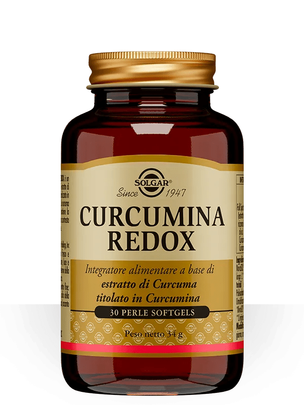 Solgar Curcumina Redox Integratore di Curcuma 30 Perle