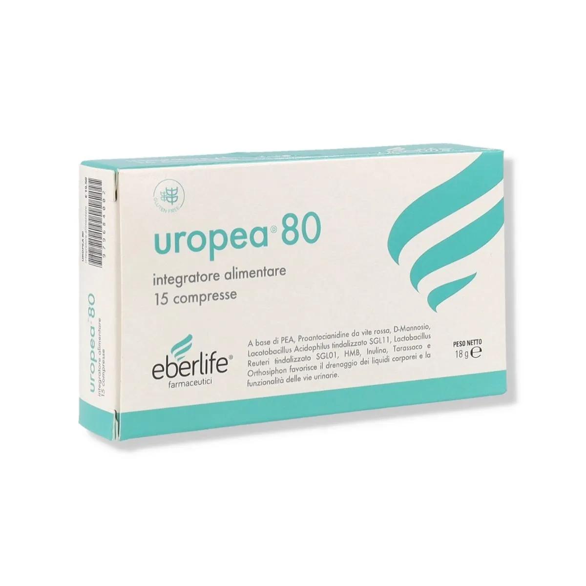 Eberlife Uropea 80 Integratore Per Le Vie Urinarie 15 Compresse