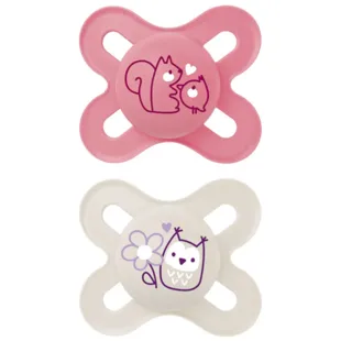 MAM Original Start Pacifier Latex Matte Pink 0-2m 2 pcs