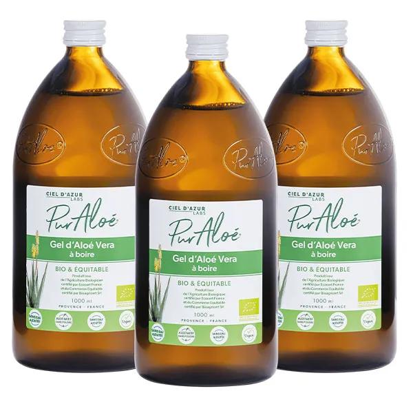 Pur Alo Lot de 3 Gel  boire 1L | Pas cher