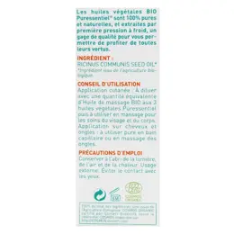 Puressentiel Huile Végétale Ricin Bio 50ml