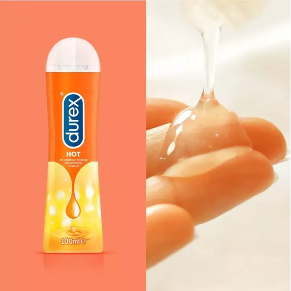 Durex Lot de 2 Gels Lubrifiants Sexuels + 1 Gel Stimulant Effet Chauffant 100ml + 1 Gel Intime Sensitive 50ml