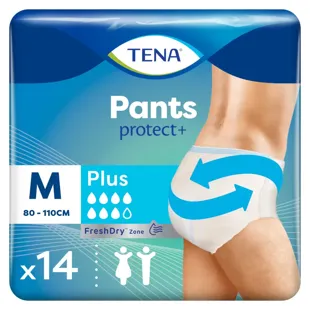 TENA Pants Plus Incontinence Unisex Size M 14 units