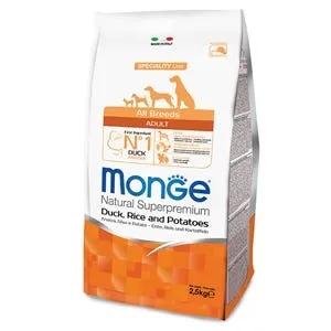 Monge Anatra Riso E Patate Cibo Secco Per Cani Adulti Sacco 12 Kg