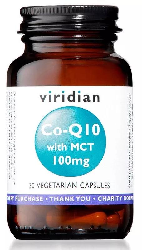 Viridian Co-Q10 com MCT 100mg 30 Cápsulas