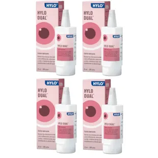 Hylo-Dual Colírio Lubrificante 4x10 ml