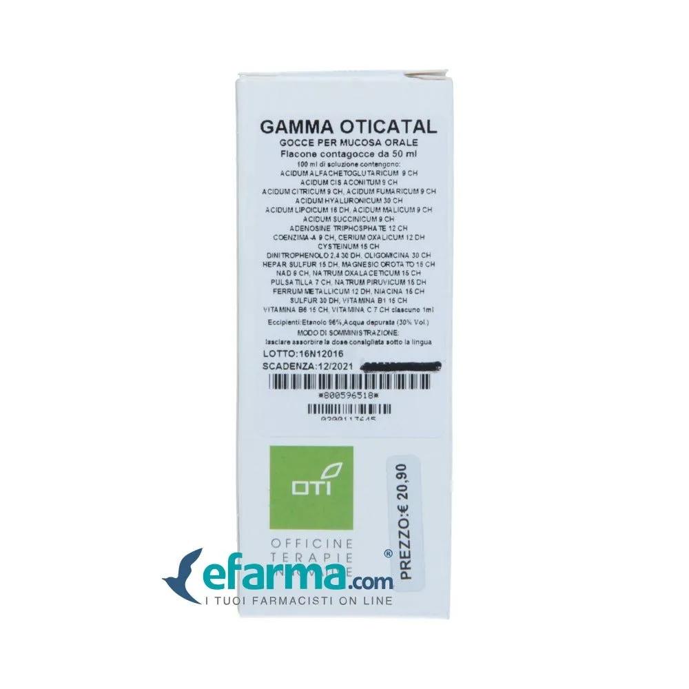 Oti Gamma Oticatal Gocce Medicinale Omeopatico 50 ml