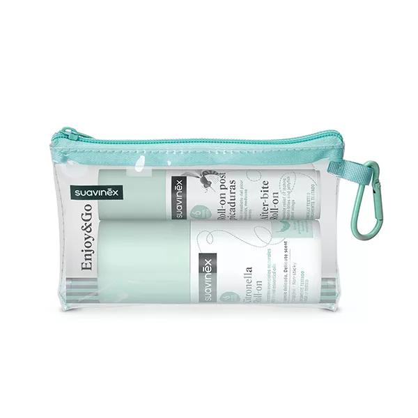 Suavinex Set Roll-On Antimosquitos con Limoncillo Bebé 6M+ 15 mL y 50 mL