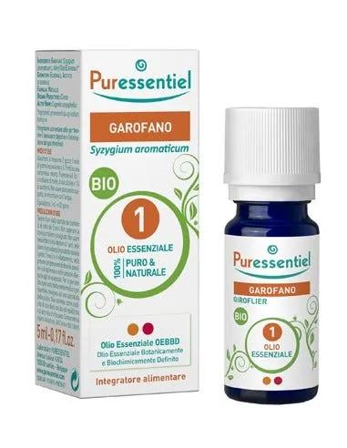 Puressentiel Olio Essenziale di Garofano Bio Per Benessere Digestivo ed Eliminazione Grasso Viscerale 5 ml