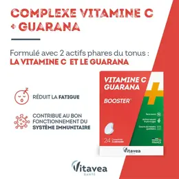 Vitavea Vitamine C + Guarana Booster 24 comprimés à croquer