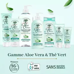 Le Petit Olivier - Gel Nettoyant Exfoliant - Aloe Vera Thé Vert 150ml