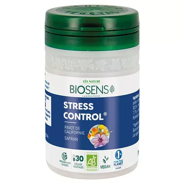 Biosens Stress Control® Bio 30 gélules végétales
