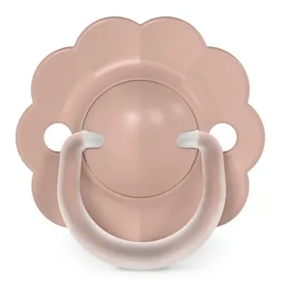 Suavinex Wonderland Pacifier with SX Pro Silicone Physiological Teat, Round Shield, Plain Pink, 6-18m