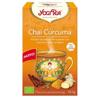Yogi Tea Infusión Chai Cúrcuma 17 Bolsitas