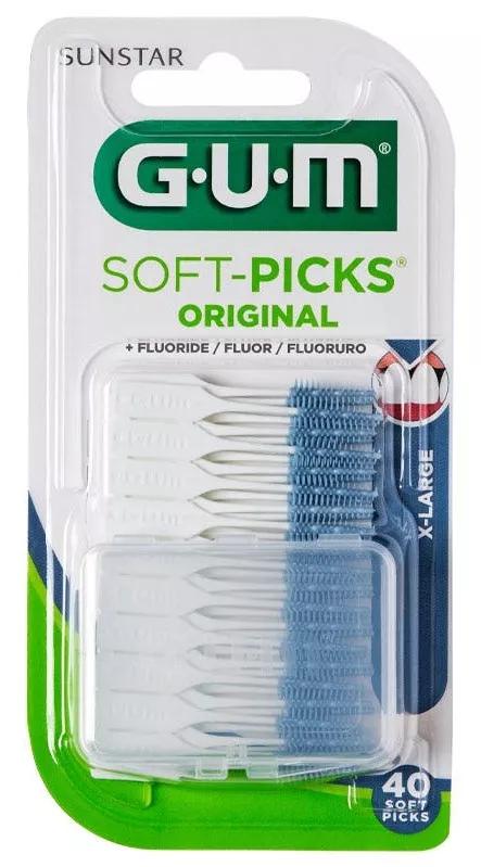 Gum Escovilhões Interdentais Soft Picks Original X-Large 40 uds