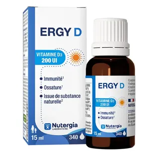 Nutergia Ergy D Vitamina D3 200 UI 15ml