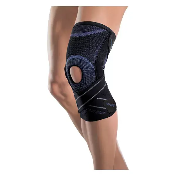 Velpeau Ligaction Comfort Knee Support  Black Blue Size 2