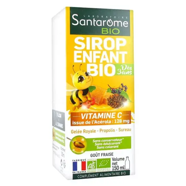 Santarome Organic Fortifying Syrup for Children 150ml
