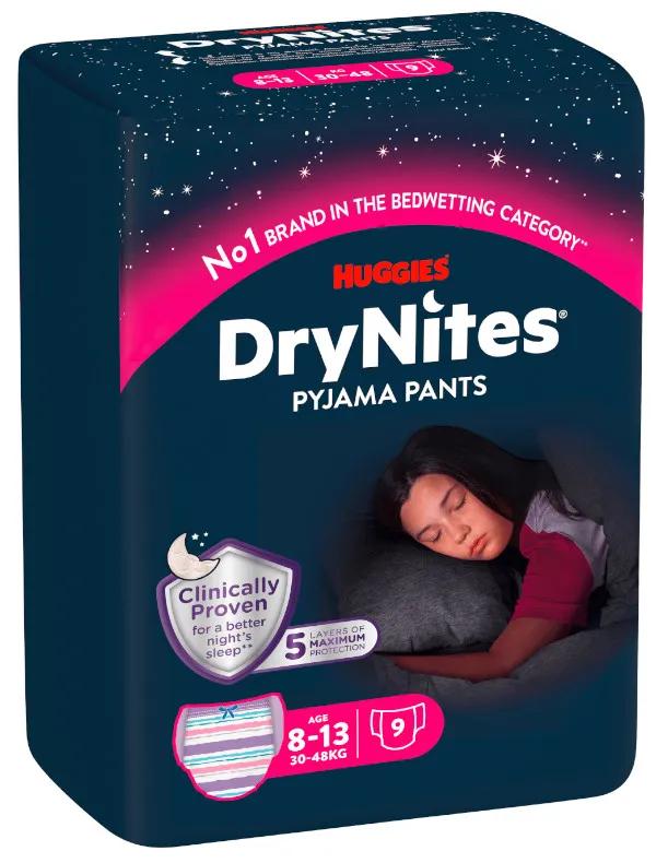 Couches DryNites Girl 8-15 ans 9 unités