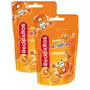 Redoxon Redoxitos Vitaminas y Defensas 2x25 Perlas FORMATO AHORRO