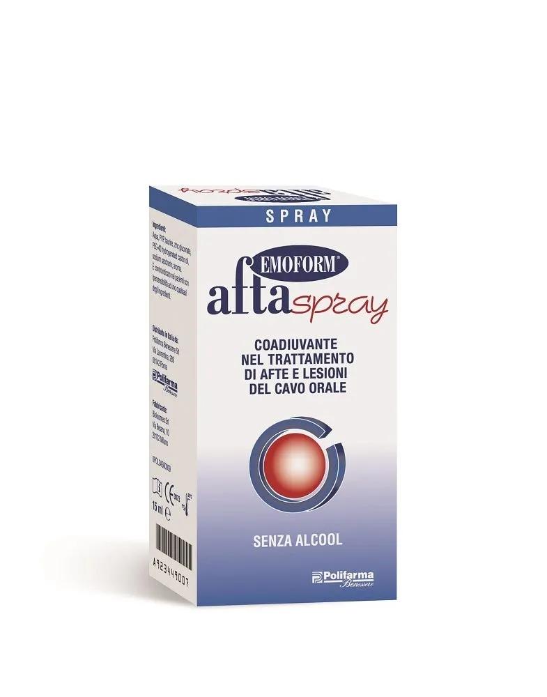 Emoform Aftaspray Trattamento Protettivo Contro Irritazione E Lesioni Della Bocca 15 ml