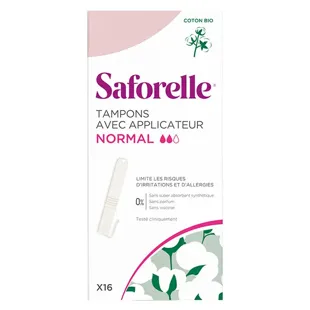 Saforelle Coton Protect Tamponi Normali con Applicatore 16 unità