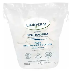 Assorbenti rettangolari Neutraderm 100% cotone 8x10cm 180 unità