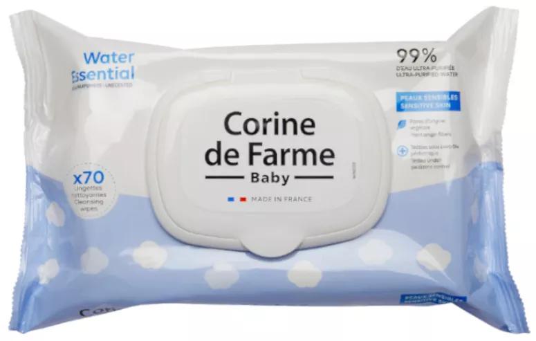 Corine de Farme Salviette essenziali per l'acqua 70 unità