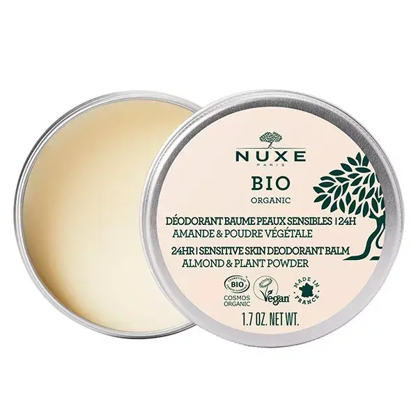 Nuxe Bio Déodorant Solide Baume Peaux Sensibles 24H 50g