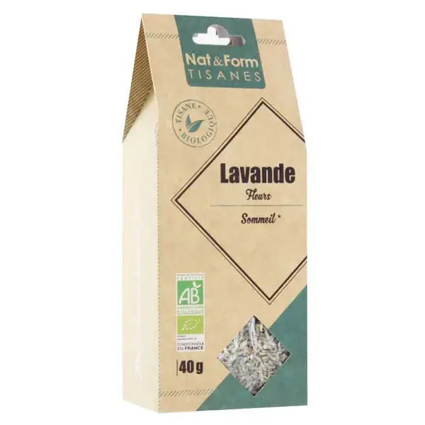 Nat & Form Organic Lavender Infusion Tea 40g 