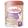 Babybio Lait infantile Optima 2ème Âge Bio 800g