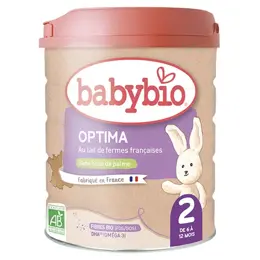 Babybio Lait infantile Optima 2ème Âge Bio 800g