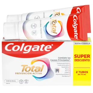Colgate Total Original Pasta de Dentes 2x75 ml